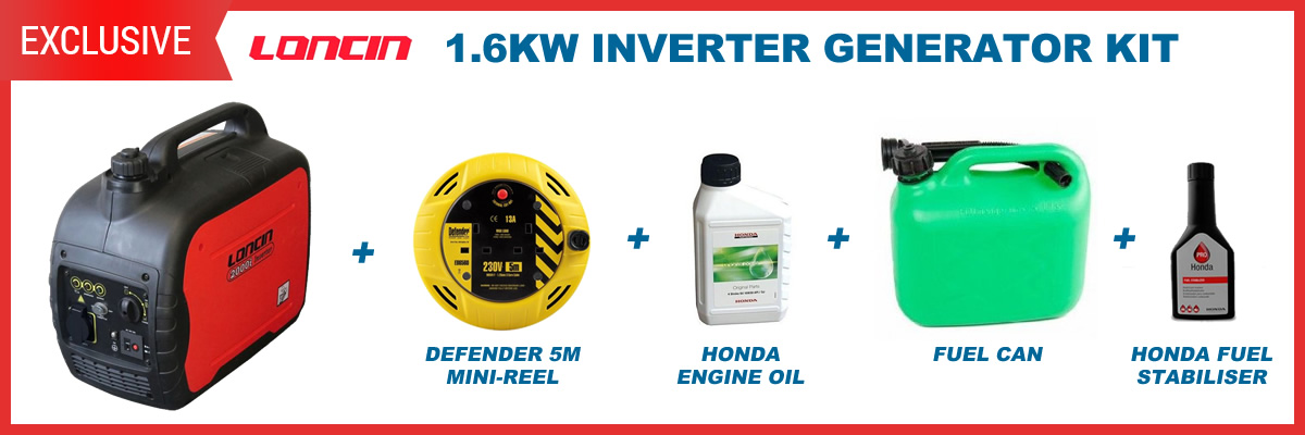 Loncin 1.6kw generator bundle